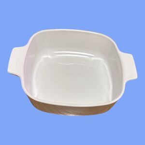 Vintage Corning Ware A-1-B 1 Liter Casserole Dish | Solid White | NO LID